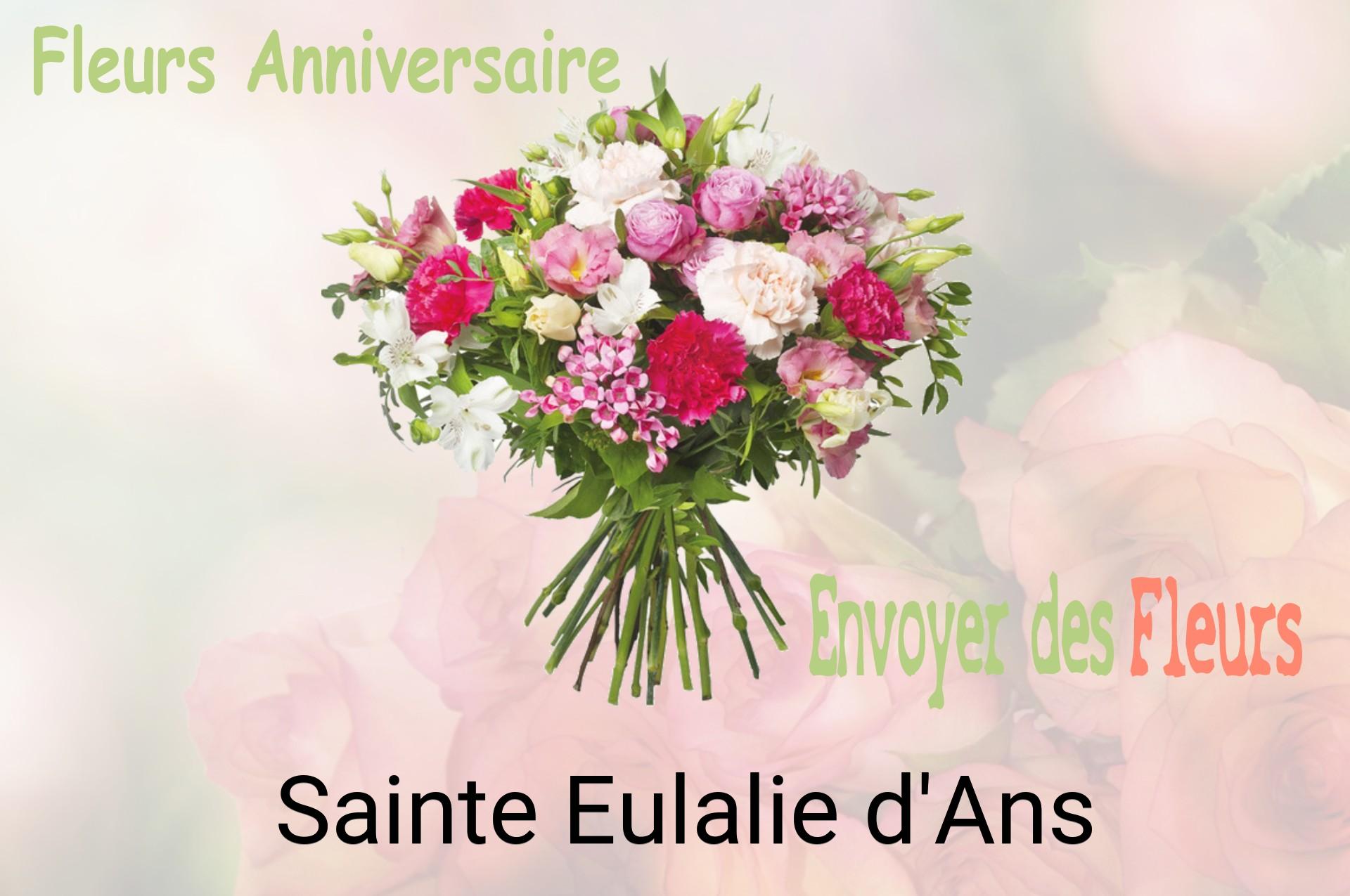 Bouquet de fleurs d’anniversaire livré à Sainte-Eulalie-d'Ans