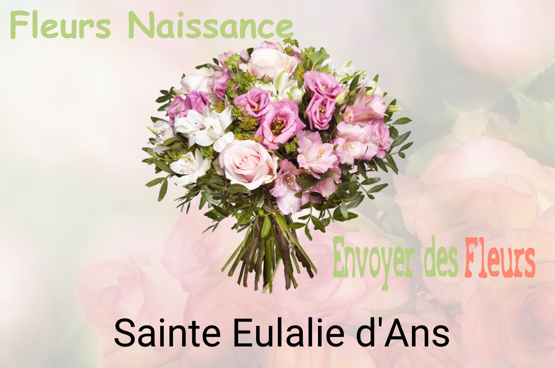 Bouquet de fleurs de naissance livré à Sainte-Eulalie-d'Ans